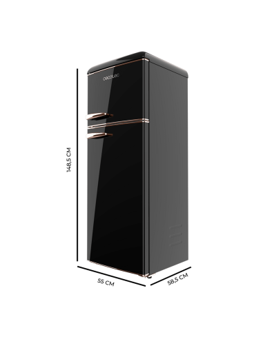 Frigorífico Bolero CoolMarket 2D Origin 215 Black E