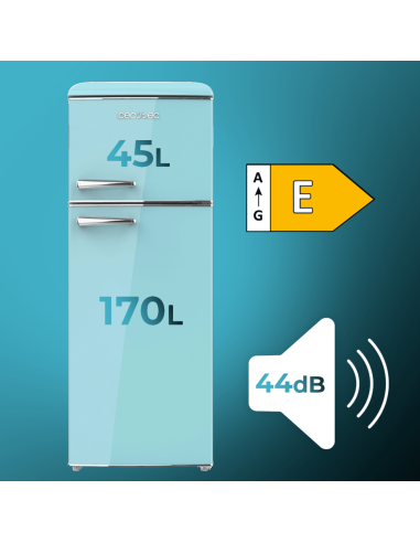 Frigorífico Bolero CoolMarket 2D Origin 215 Blue E
