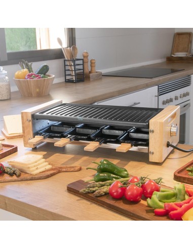 Raclette Cheese&Grill 8200 Wood Black