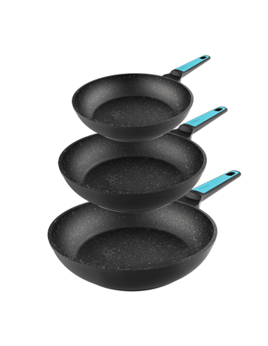 Set de sartenes polka platinum 18-22-26 bucket set thunder