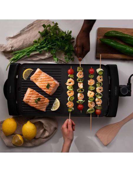 Plancha eléctrica Tasty&Grill 3000 RockWater MixGrill