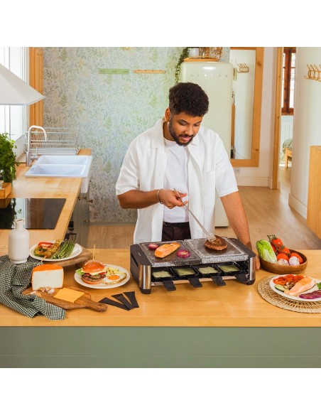 Raclette Cheese&Grill 16000 Inox AllStone