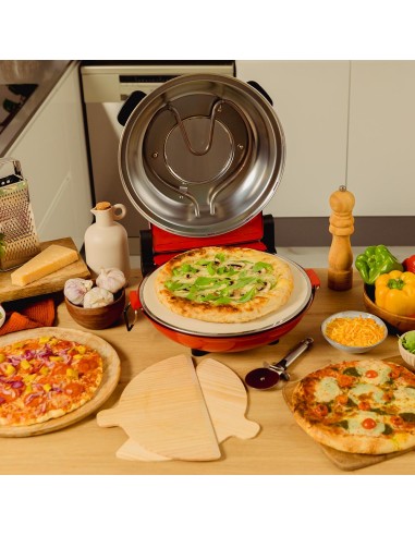 Horno grill eléctrico para pizza Fun Pizza&Co Mamma Mía Vista