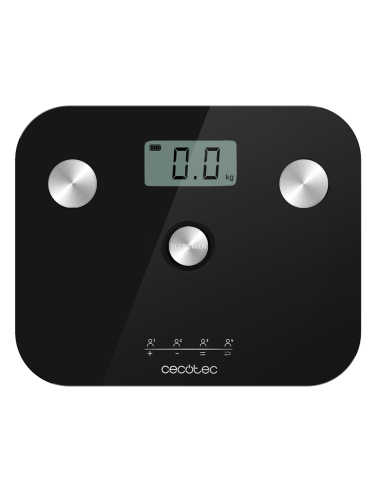 Báscula de baño Surface Precision EcoPower 10100 Full Healthy Black