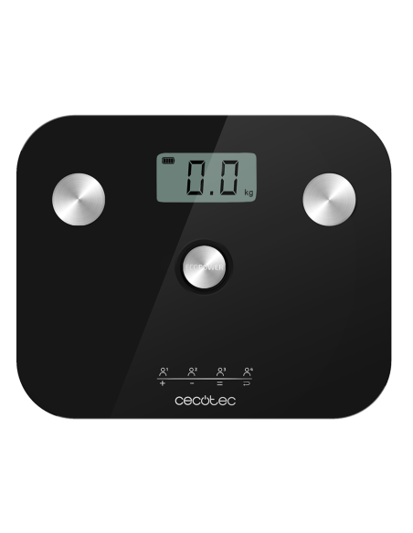 Báscula de baño Surface Precision EcoPower 10100 Full Healthy Black