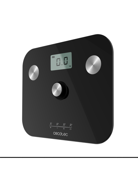 Báscula de baño Surface Precision EcoPower 10100 Full Healthy Black