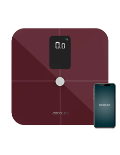 Báscula de baño  Surface Precision 10400 Smart Healthy Vision Garnet