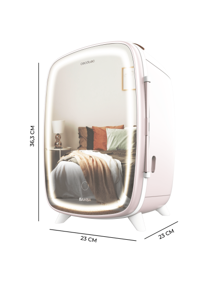 Nevera de cosméticos Bamba CoolingBeauty 6000 Mirror Rose