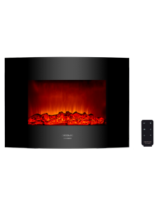 Chimenea electrica decorativa de pared Ready Warm 2200 Curved Flames