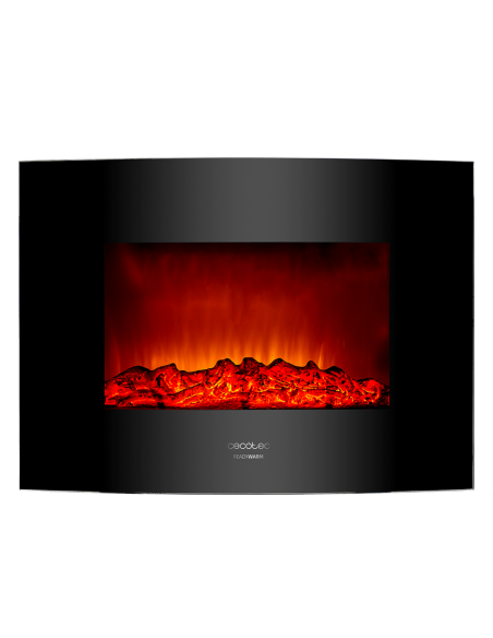 Chimenea electrica decorativa de pared Ready Warm 2200 Curved Flames