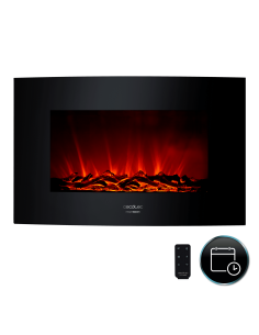 Chimenea electrica decorativa de pared Ready Warm 3500 Curved Flames