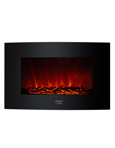 Chimenea electrica decorativa de pared Ready Warm 3500 Curved Flames