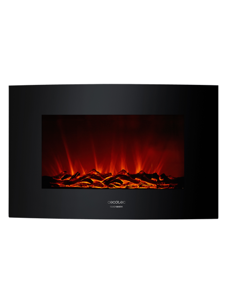 Chimenea electrica decorativa de pared Ready Warm 3500 Curved Flames