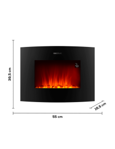Ready Warm 2250 Curved Flames Connected 2