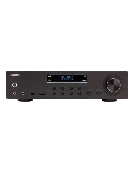 Aiwa AMR-200DAB/BK amplificador de audio 2.0 canales Hogar Negro