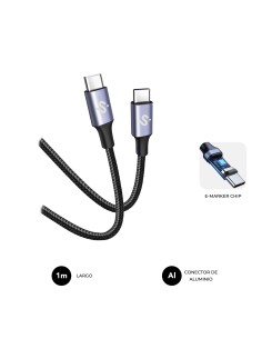 SUBBLIM CABLE PLUS 100W C-C 1m WHITE