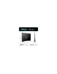Hisense 43A6Q Televisor 109,2 cm (43") 4K Ultra HD Smart TV Wifi Negro 300 cd / m² 2