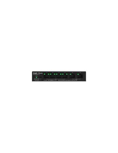 Ruijie Networks RG-ES106D-P V2 switch No administrado Fast Ethernet (10/100) Energía sobre Ethernet (PoE) Negro