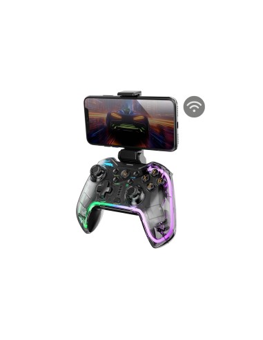 Mars Gaming MGP-BT2 Negro, Transparente Bluetooth/USB Gamepad Analógico/Digital Android, Nintendo Switch, Nintendo Switch 2, Nin