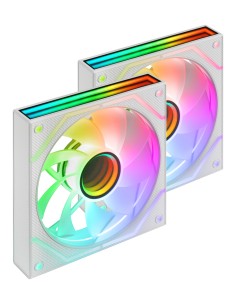 Mars Gaming MF3DPROX2RW sistema de refrigeración para ordenador Carcasa del ordenador Ventilador 12 cm Blanco