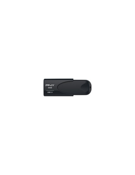 MEMORIA USB 3.1 PNY ATTACHE 4 64GB NEGRO FD64GATT431KK-EF