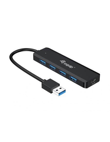 Equip 128959 hub de interfaz USB 3.2 Gen 1 (3.1 Gen 1) Type-A 5000 Mbit/s Negro