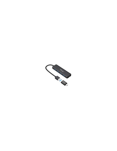 Equip 128959 hub de interfaz USB 3.2 Gen 1 (3.1 Gen 1) Type-A 5000 Mbit/s Negro