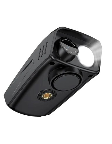 HOCO DV104 CÁMARA 4K BICICLETA MOTO CON PANTALLA Y LUZ LED
