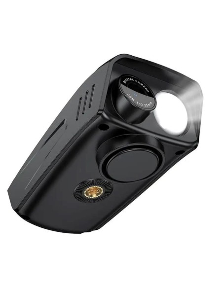 HOCO DV104 CÁMARA 4K BICICLETA MOTO CON PANTALLA Y LUZ LED
