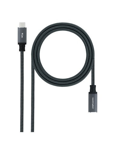 Nanocable 10.01.4501-COMB cable USB USB 3.2 Gen 2x2 1 m USB C Negro