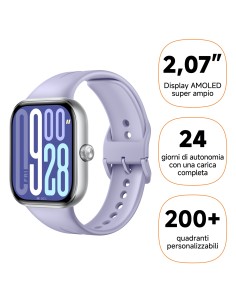 Xiaomi Watch 5 5,26 cm (2.07") AMOLED Digital 432 x 514 Pixeles Pantalla táctil Púrpura
