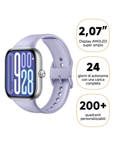 Xiaomi Watch 5 5,26 cm (2.07") AMOLED Digital 432 x 514 Pixeles Pantalla táctil Púrpura
