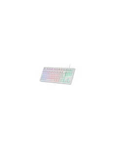 Mars Gaming MK023, Teclado Gaming TKL, Tecnología Híbrida H-Mech, Iluminación FRGB Rainbow, Anti-ghosting, Compatibilidad Univer