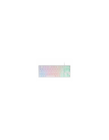 Mars Gaming MK023, Teclado Gaming TKL, Tecnología Híbrida H-Mech, Iluminación FRGB Rainbow, Anti-ghosting, Compatibilidad Univer