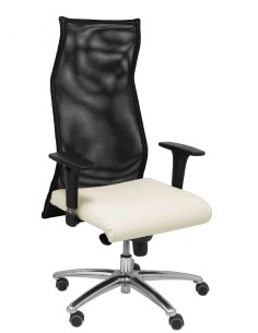 Piqueras y Crespo Sillon Sahuco similpiel crema