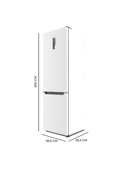 Frigorífico Bolero CoolMarket Combi 356 White D
