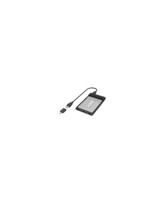 Hama 00200760 caja para disco duro externo Carcasa de disco duro/SSD Negro 2.5" 2