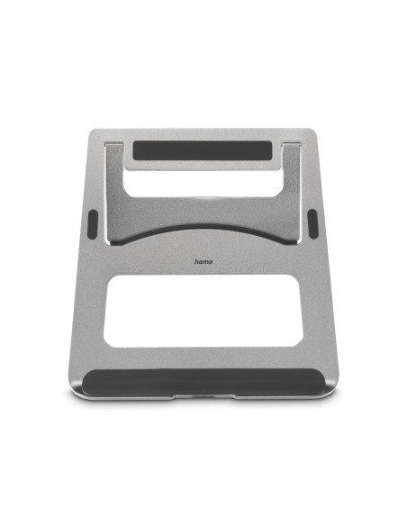 Hama Aluminium Soporte para ordenador portátil Plata 39,6 cm (15.6")