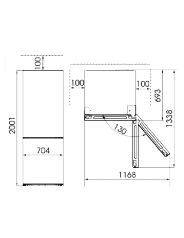 Frigorífico Bolero CoolMarket Combi 495 Dark E