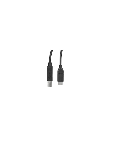 StarTech.com Cable de 50cm USB-C a USB-B de Impresora - Cable Adaptador negro