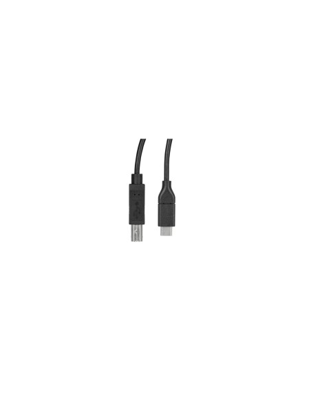 StarTech.com Cable de 50cm USB-C a USB-B de Impresora - Cable Adaptador negro