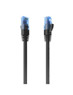 AISENS Cable De Red Latiguillo RJ45 Cat.6 UTP AWG26 CCA, Negro, 25 cm