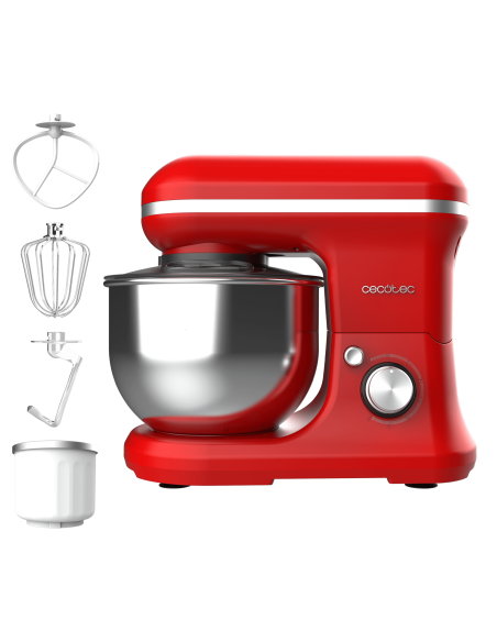 Batidora Amasadora Cecomixer Merengue 5L 1200 Ice-Cream Red