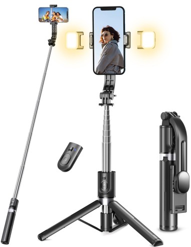 PALO TRIPODE BT Y17S 1.7M CON DOBLE LUZ