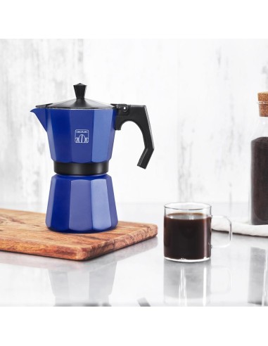 Cafetera Italiana Cumbia Mokclassic 300 Blue