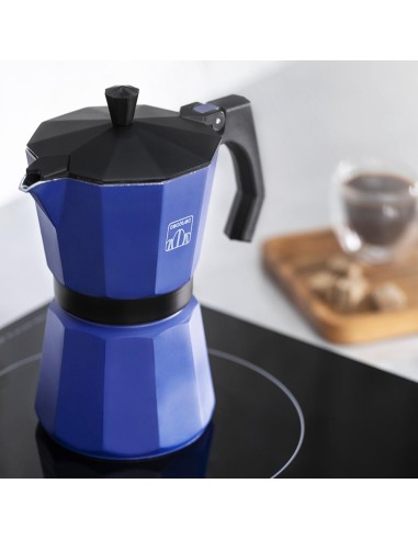Cafetera Italiana Cumbia Mokclassic 300 Blue