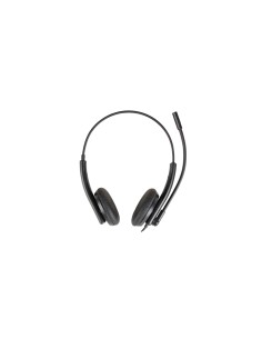 iggual ENC 3030 Auriculares Alámbrico Diadema Oficina/Centro de llamadas Negro