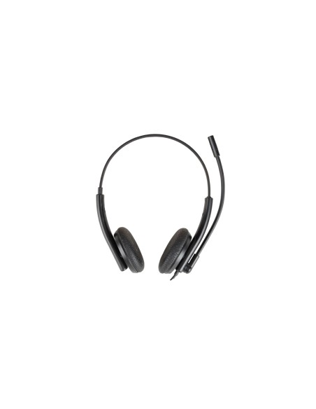 iggual ENC 3030 Auriculares Alámbrico Diadema Oficina/Centro de llamadas Negro