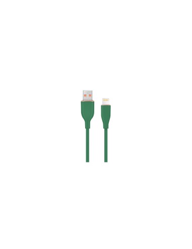 Gembird CC-USB2S-AM8PM-1.5M-G cable de conector Lightning 1,5 m Verde