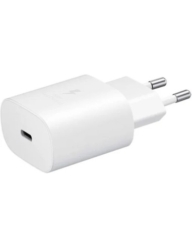 SAMSUNG CARGADOR USB-C 25W BLANCO